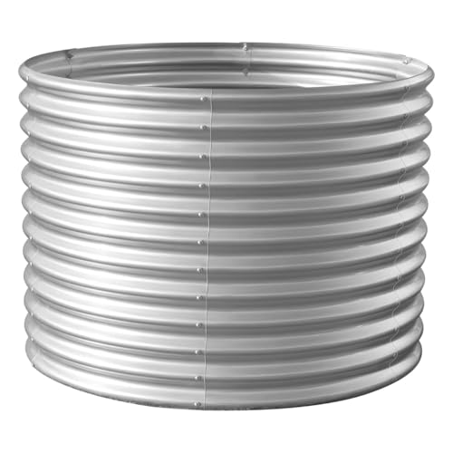 4×4×3ft Galvanized Raised Garden Bed Kit