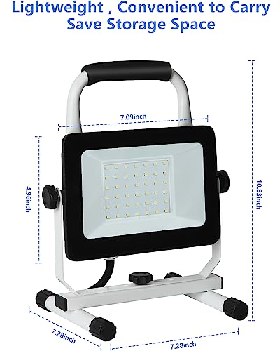 4000 Lumen LED Work Light with Stand