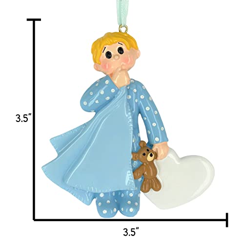 3D Blonde Toddler Ornaments for Christmas Tree 2026