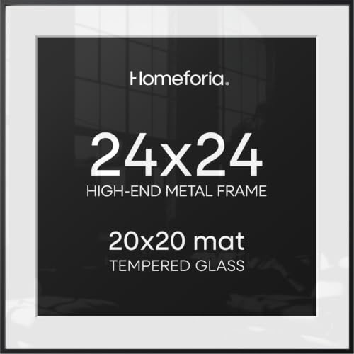 24x24 Black Picture Frame