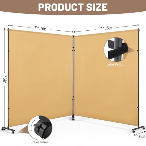 2 Panels Room Divider