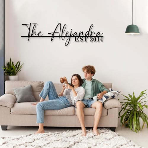 Personalized Family Name Sign