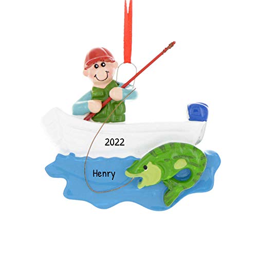 Personalized Fly Fishing Ornament 2026