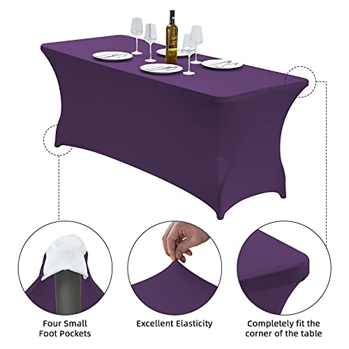 6FT Spandex Fitted Tablecloth