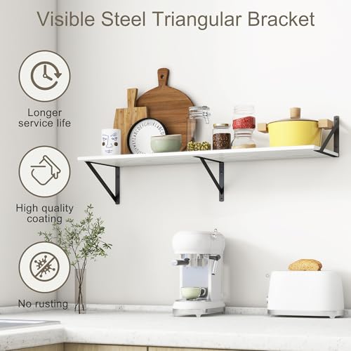 36"W x 12"D Floating Shelves (2 Count)