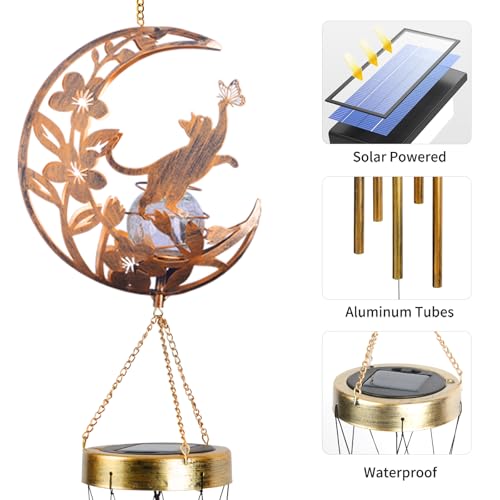 Solar Moon Cat Decorative Light Gift