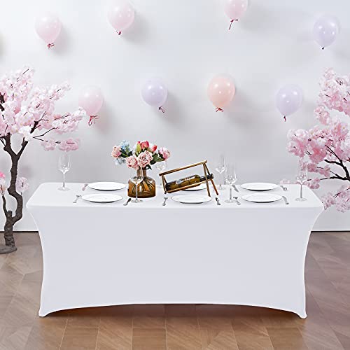 8FT Stretch Spandex Fitted Tablecloth