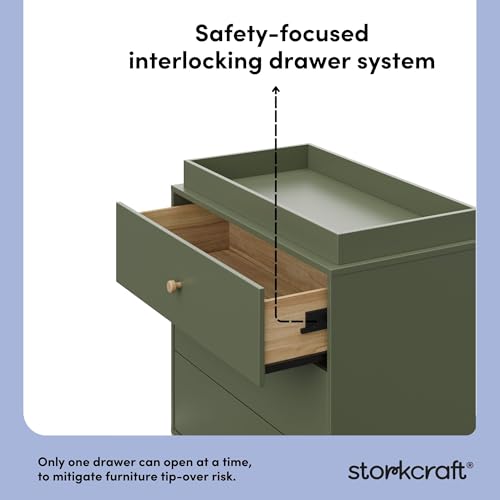 California 3 Drawer Chest with Changing Topper