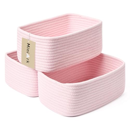 Small Storage Baskets for Organizing (3 Count)