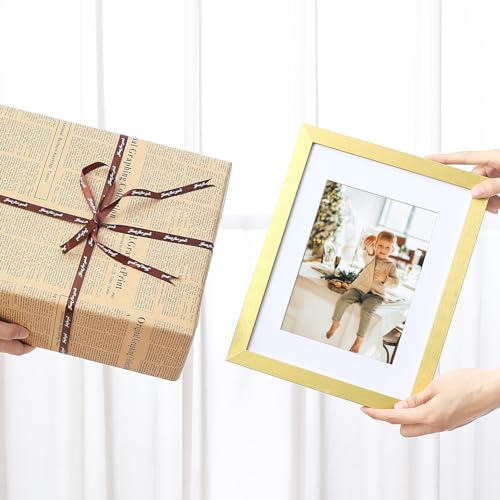 8.5x11 Picture Frames Set of 9 for Wall Mount or Tabletop (9 Count)