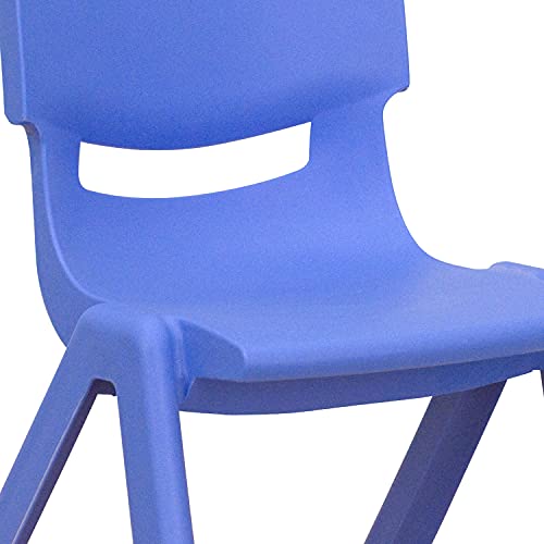 Blue 47.25x23.5 Activity Table Set with 6 Chairs (7 Count)