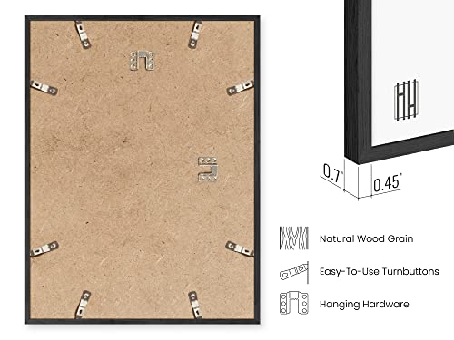 9x12 Black Oak Frame
