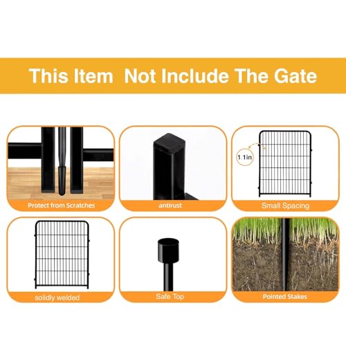 Doorless Garden Fences and Borders for Dogs (14 Count)