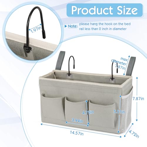 Bedside Caddy Bedside Storage Bag for Headboards
