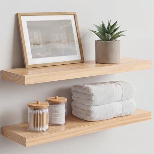 24 Inch Floating Shelves (3 Count)