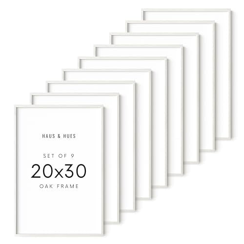 White Oak Wood 20x30 Picture Frames