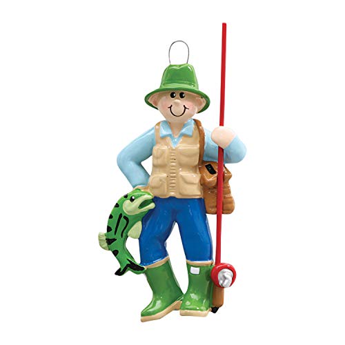 Personalized Fly Fishing Ornament 2026