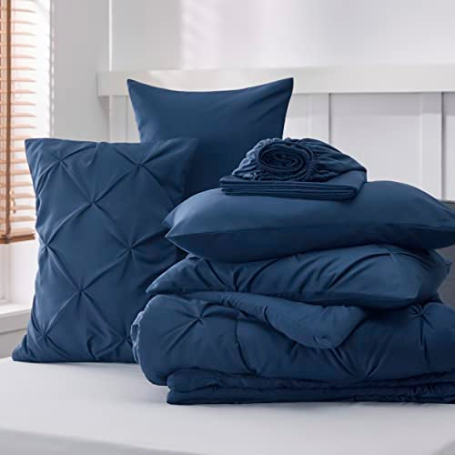 7 Piece Queen Comforter Set & Sheet Set