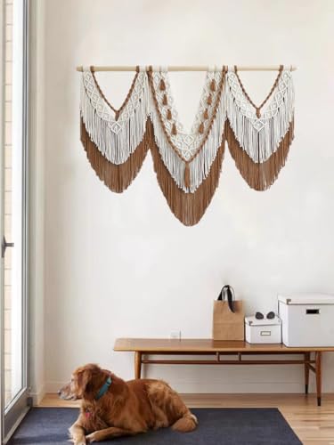 large macrame wall hanging