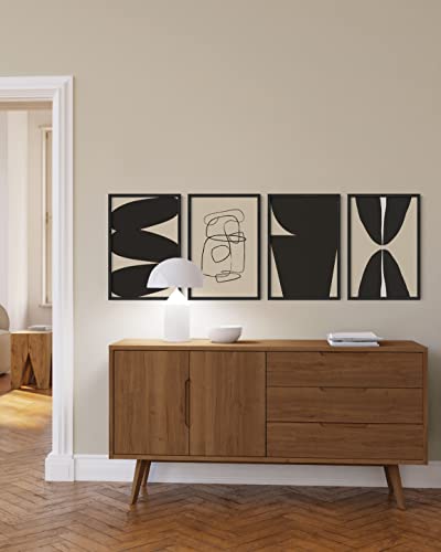 16x24 Black Oak Frame Set of 4 (4 Count)