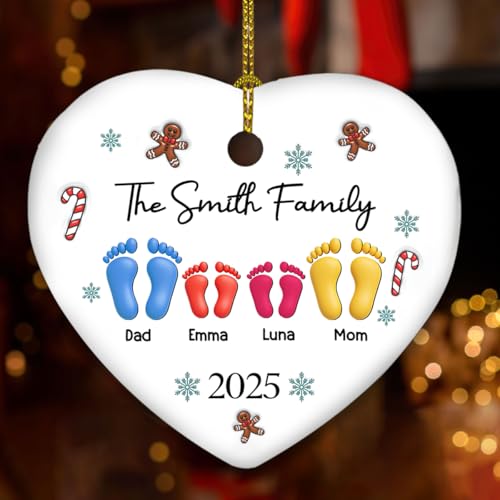 Personalized 3D Effect Ceramic Ornament