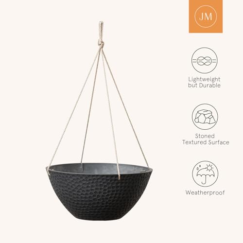 Large Hanging Planters for Outdoor Plants (2 Count)
