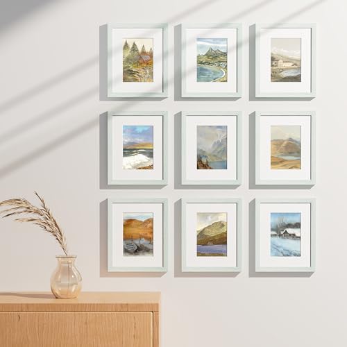 8x10 Picture Frames Set of 9 (9 Count)