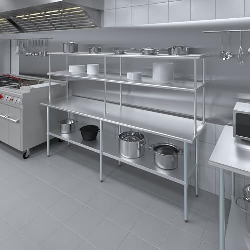 96 Inch Double Tier Overshelf