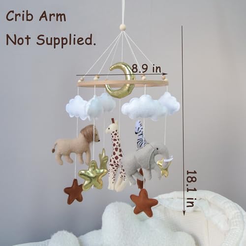 Jungle Crib Mobile for Boys & Girls
