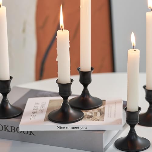 Black Taper Candle Holder (6 Count)