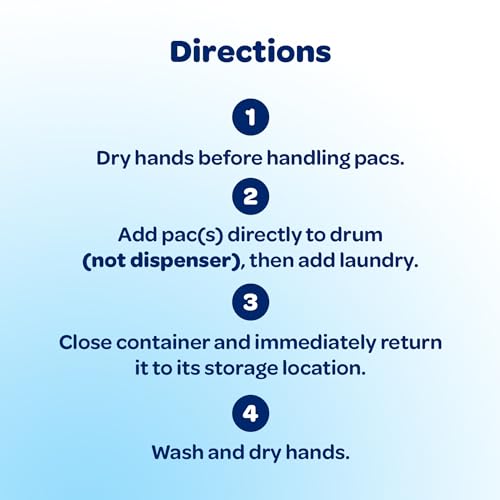 free clear Laundry Detergent Pacs for Sensitive Skin (132 Count)