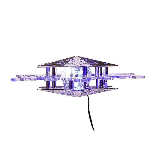 Kurt Adler JEL0306 Rotating Snowflake Treetop