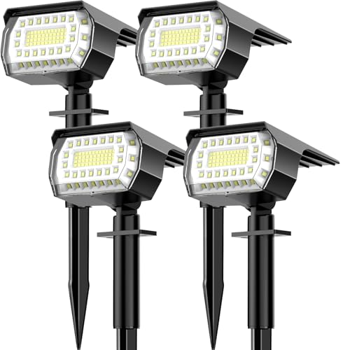 Solar Spot Lights Outdoor IP67 Waterproof (4 Count)