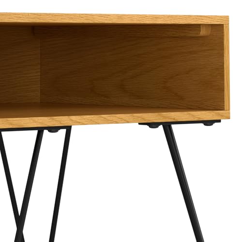 Judson 15" Solid Mango Wood Accent Table in Refined Natural