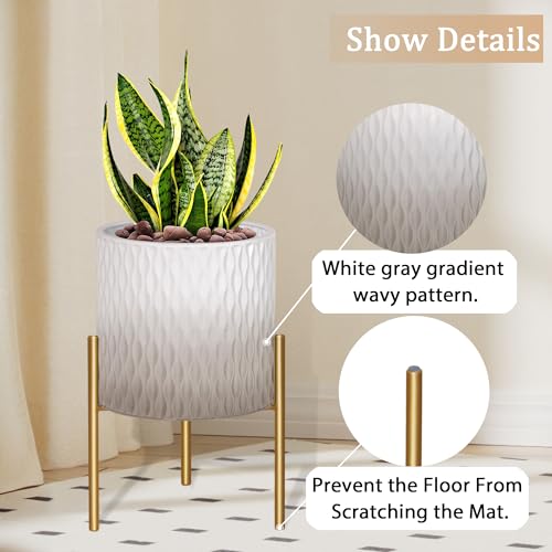 Plants Pots with Stand (2 Count)