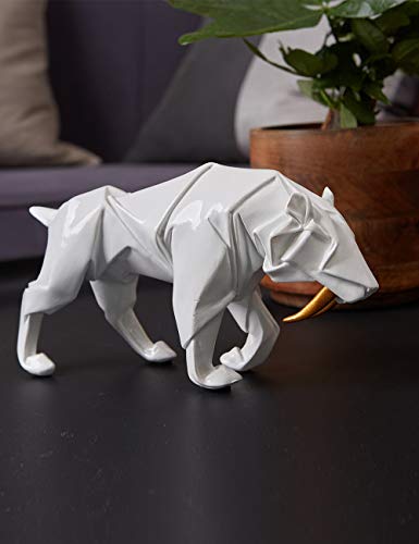 Panther Statue Sculpture Animal Figurine Modern Home Decor 9.8 Inch