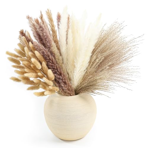110pcs Dried Pampas Grass (110 Count)