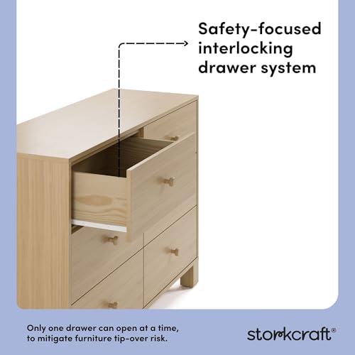 California 6 Drawer Double Dresser