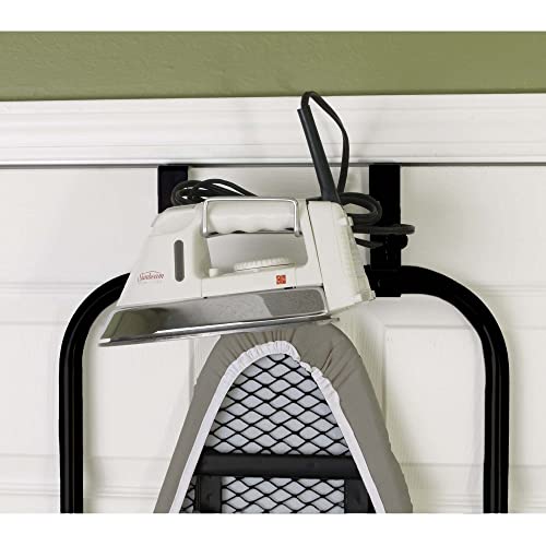 Over‑The‑Door Steel Top Ironing Board with Scorch‑Resistant Cotton Cover