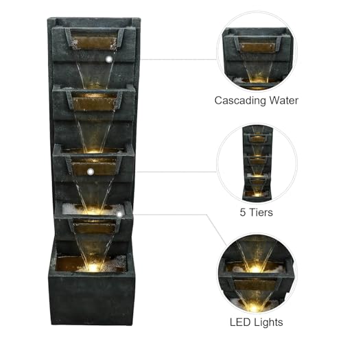 4 Tiers Modern Cascading Indoor