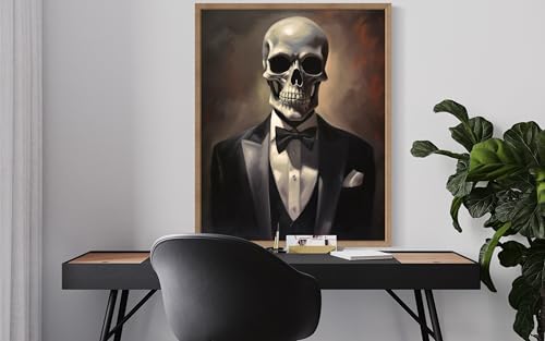 Skull Portrait Poster Art Print