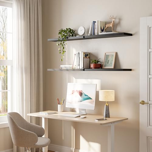 23’’Black Floating Shelves for Wall (4 Count)