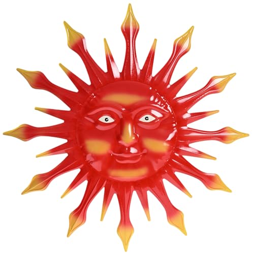 26 inch Metal Sun Wall Art Decor