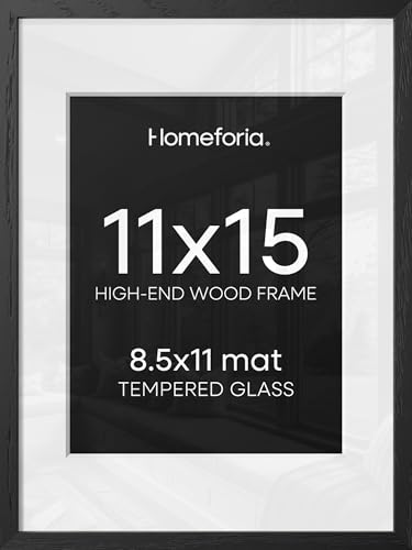 11x15 Black Oak Picture Frame (2 Count)