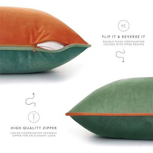 Decorative Throw Pillow Covers Cushion Cases (4 Count)