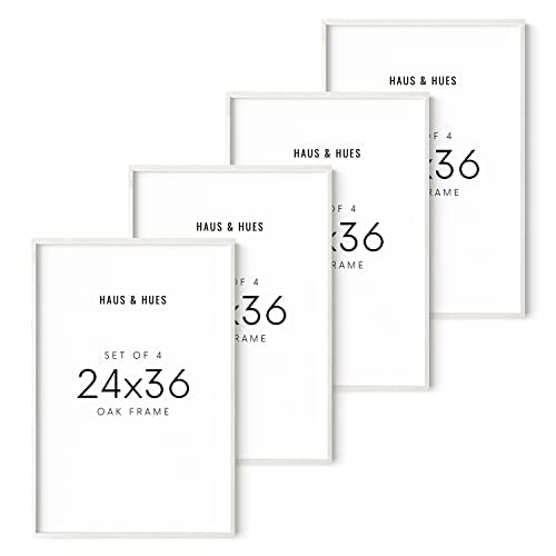 White Oak Wood 24x36 Picture Frames