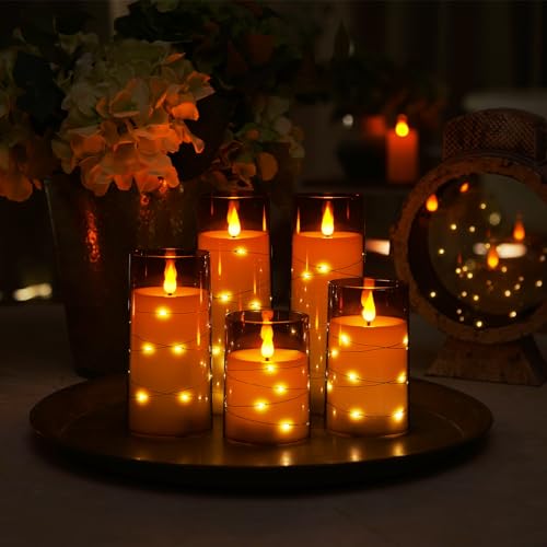 Flickering Flameless Candles (5 Count)
