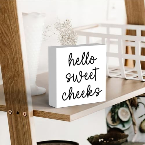 Hello Sweet Cheeks Bathroom Decor