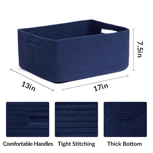 Large Storage Baskets for Shelves (2 Count)