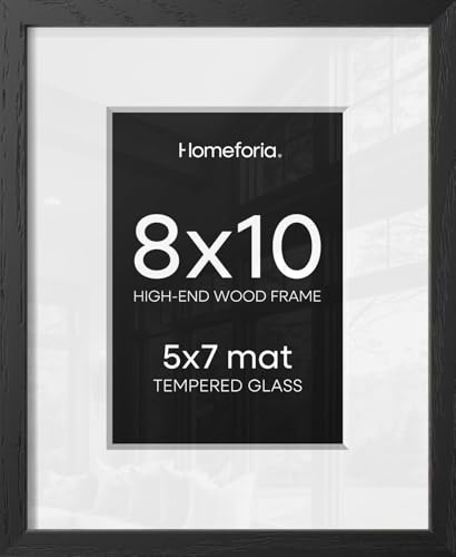 8x10 Black Oak Picture Frame (2 Count)